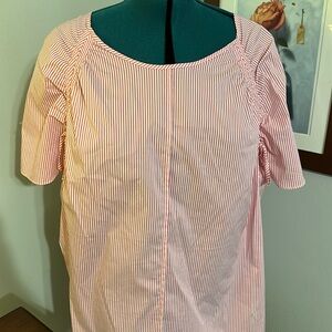 Sejour Pink Striped Blouse